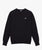 black Knit Crew Neck