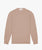 taupe melange Knit Wool Crew Neck