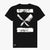 black Inked Blades Crew Neck