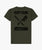 olive Inked Blades Crew Neck