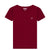 dark red Cutted Neck