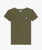 olive green Cutted Neck