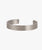 brushed silver Blades Wristband