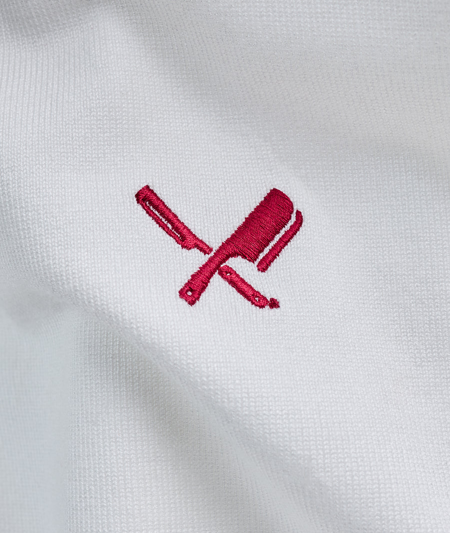 Two Tone Knit Polo
