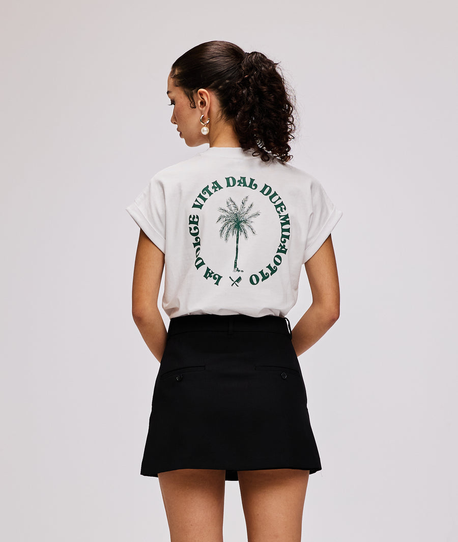 WMN Distorted Vita Tight Round Neck
