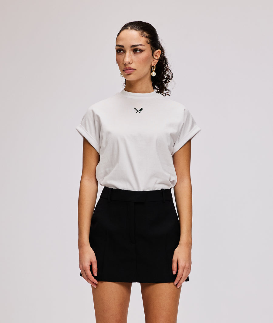 WMN Distorted Vita Tight Round Neck