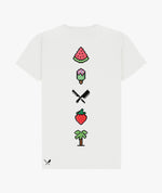 Summer Pixel Wallpaper Crew Neck