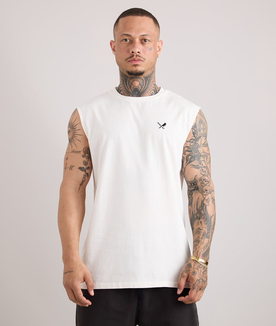Monochrome Blurry Blades Sleeveless