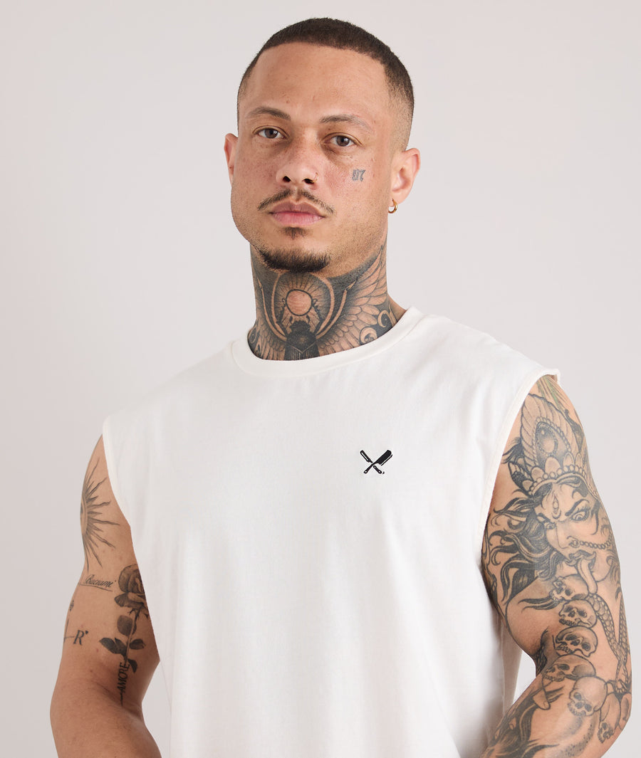 Monochrome Blurry Blades Sleeveless