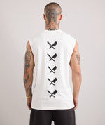 Monochrome Blurry Blades Sleeveless