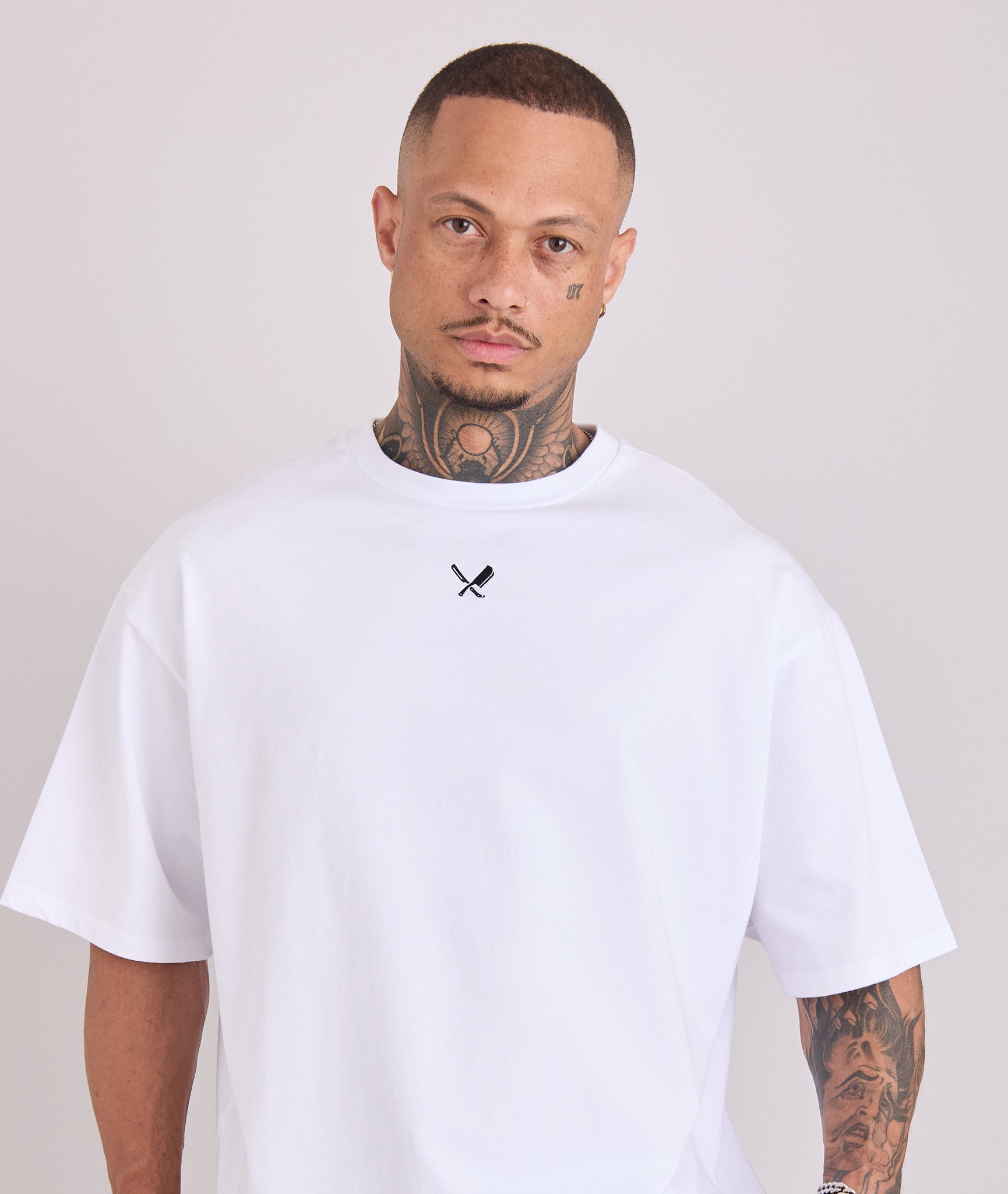 Tennis oversized t-shirt - white | Distorted People