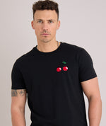 Summer Pixel Cherry Crew Neck