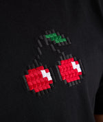 Summer Pixel Cherry Crew Neck