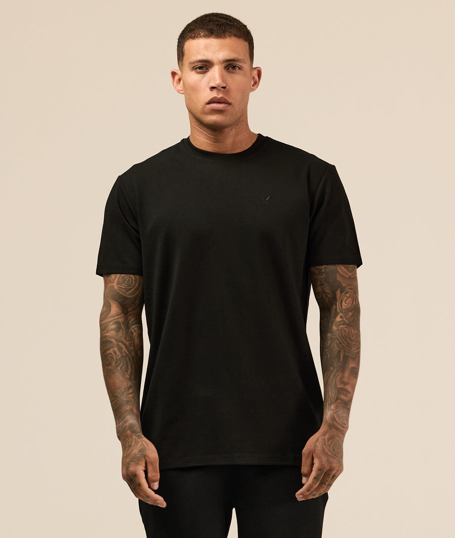 Pure Double Jersey Crew Neck