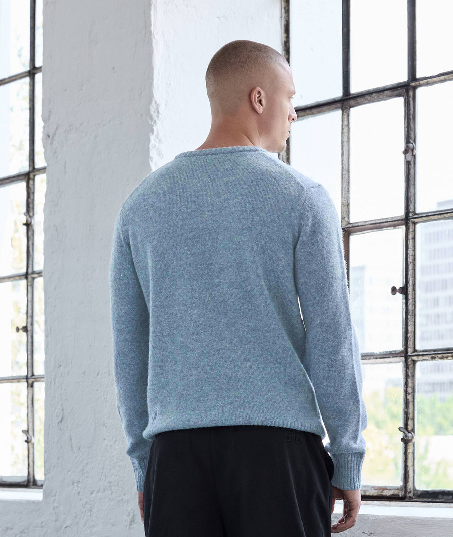 Hairy Knit Crew Neck