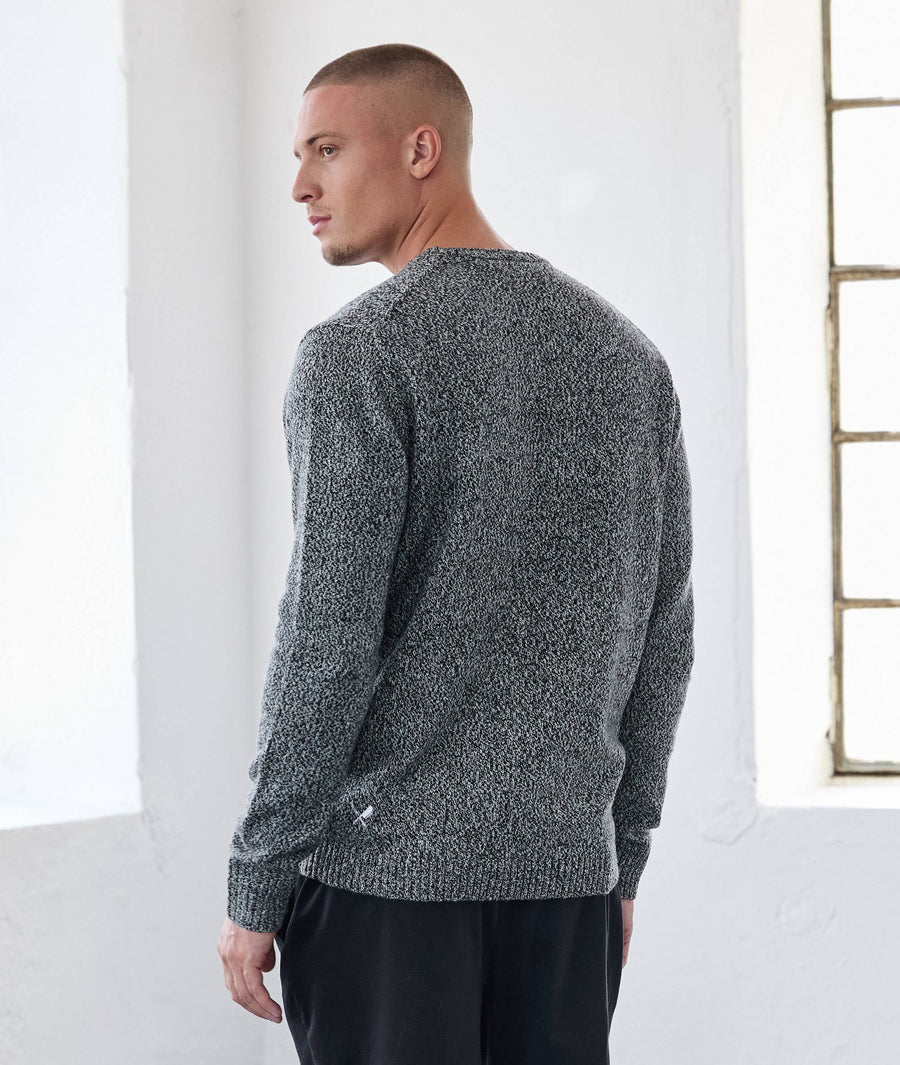 Mouliné Knit Crew Neck
