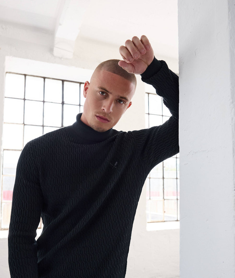 Cable Knit Rollneck