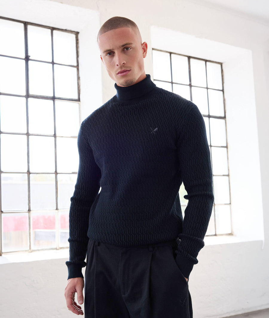 Cable Knit Rollneck