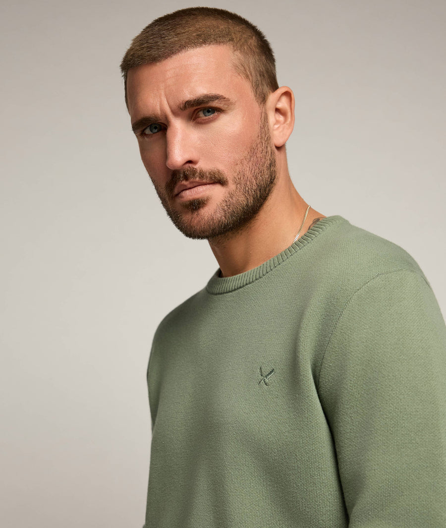 Pure Heavy Knit Crew Neck