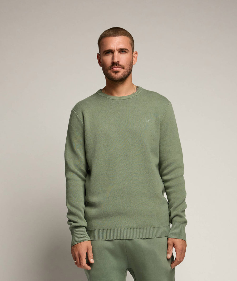 Pure Heavy Knit Crew Neck