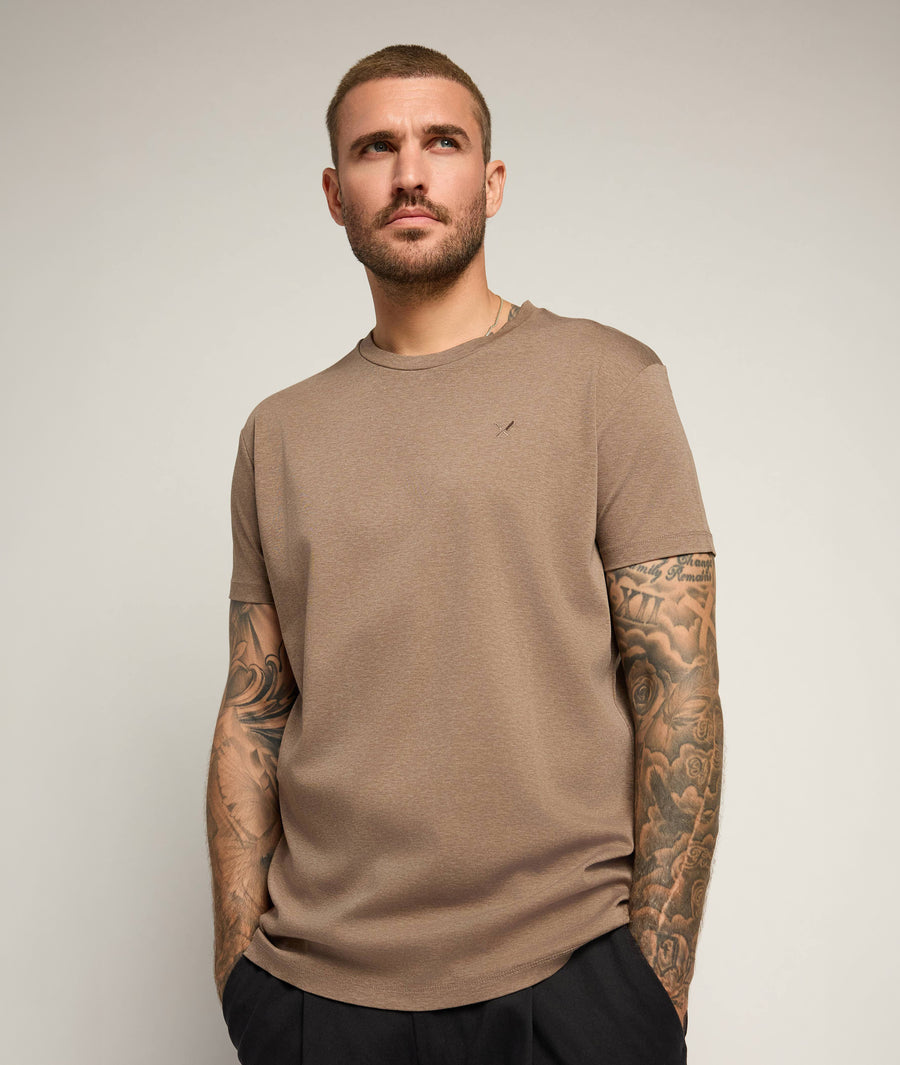Pure Mercerized Crew Neck
