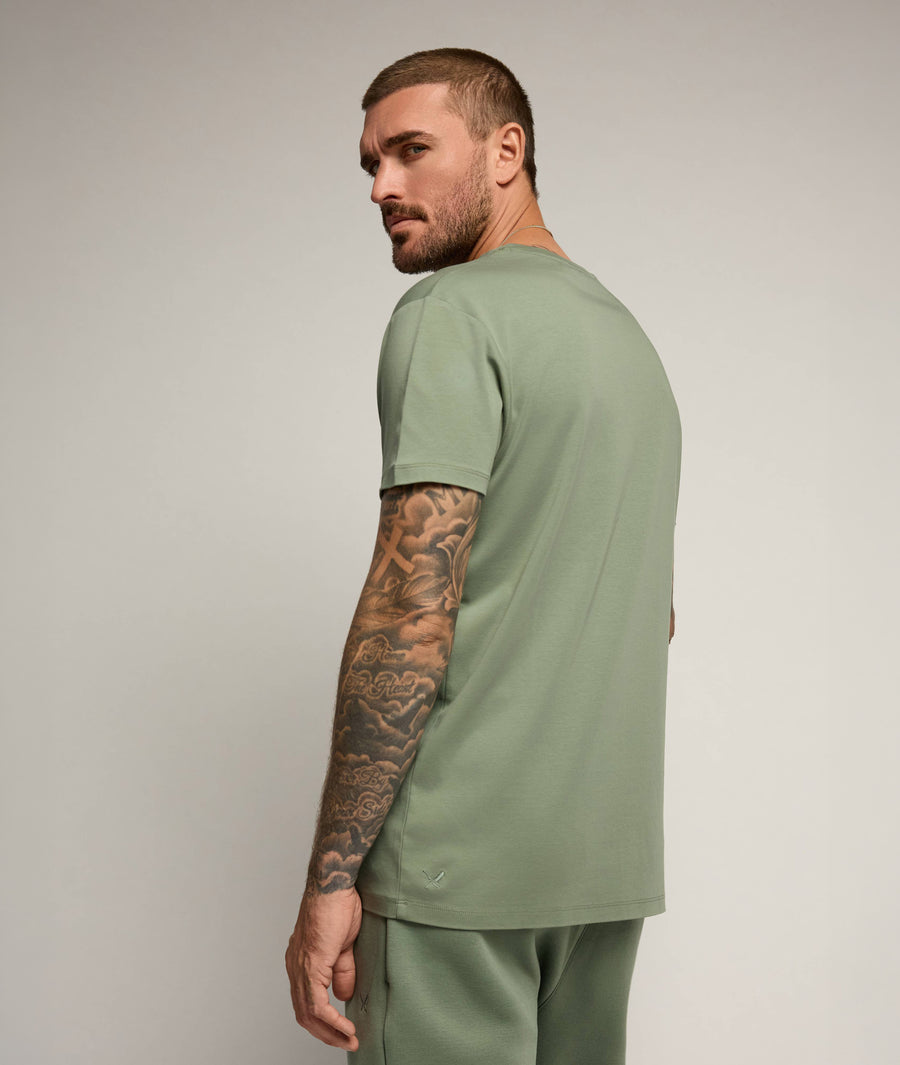 Pure Mercerized Crew Neck