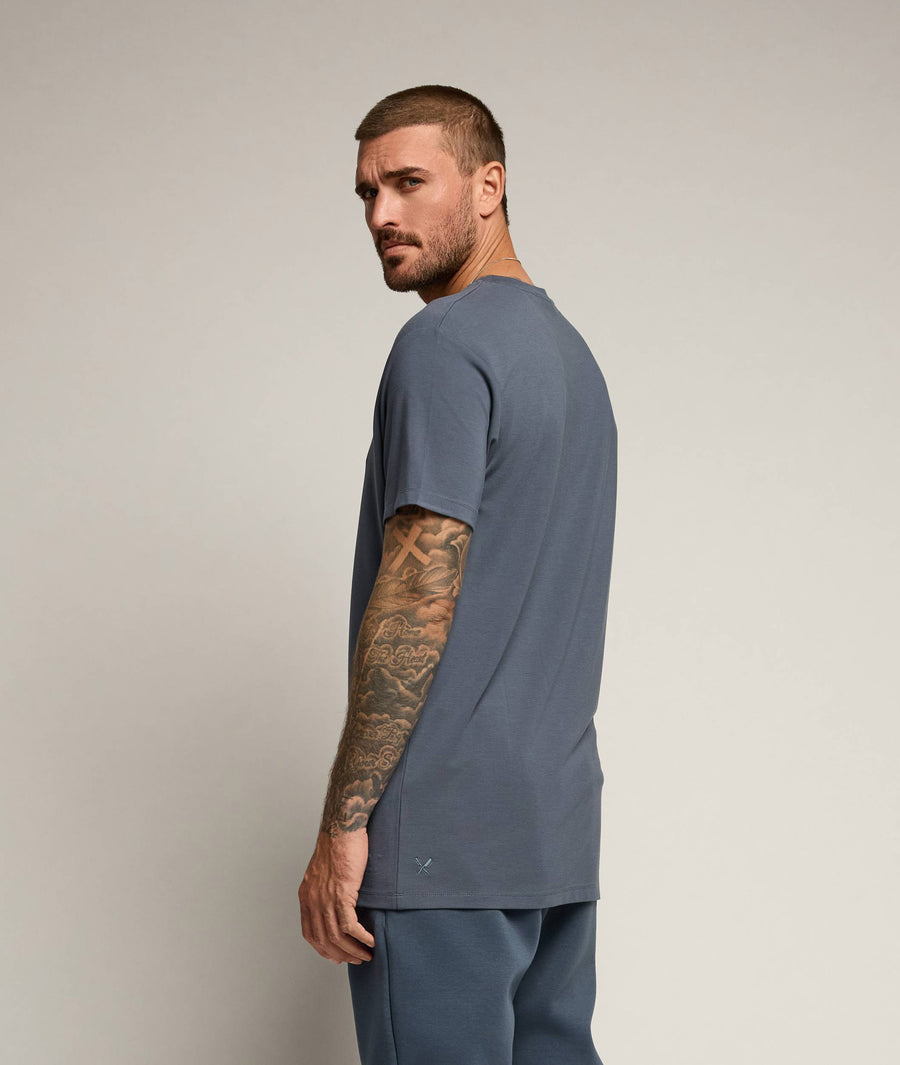 Pure Double Jersey Crew Neck