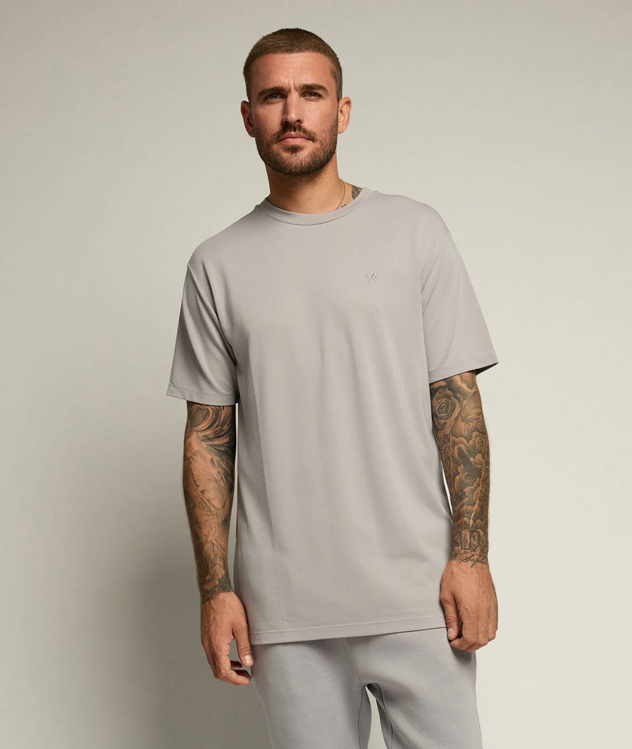 Pure Double Jersey Crew Neck