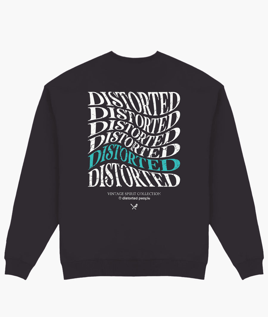Vintage Distorted Crew Neck