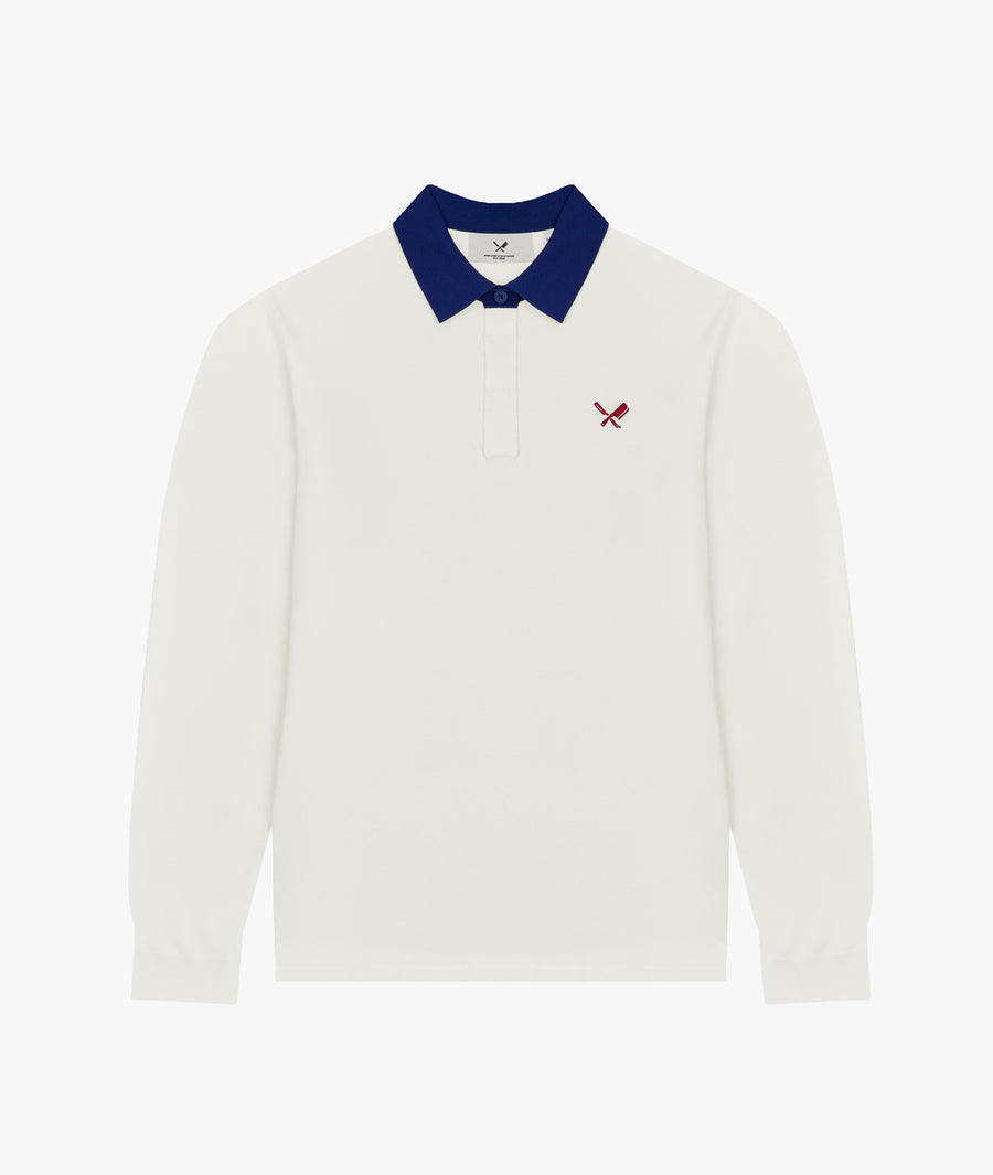 Two Tone Knit Polo