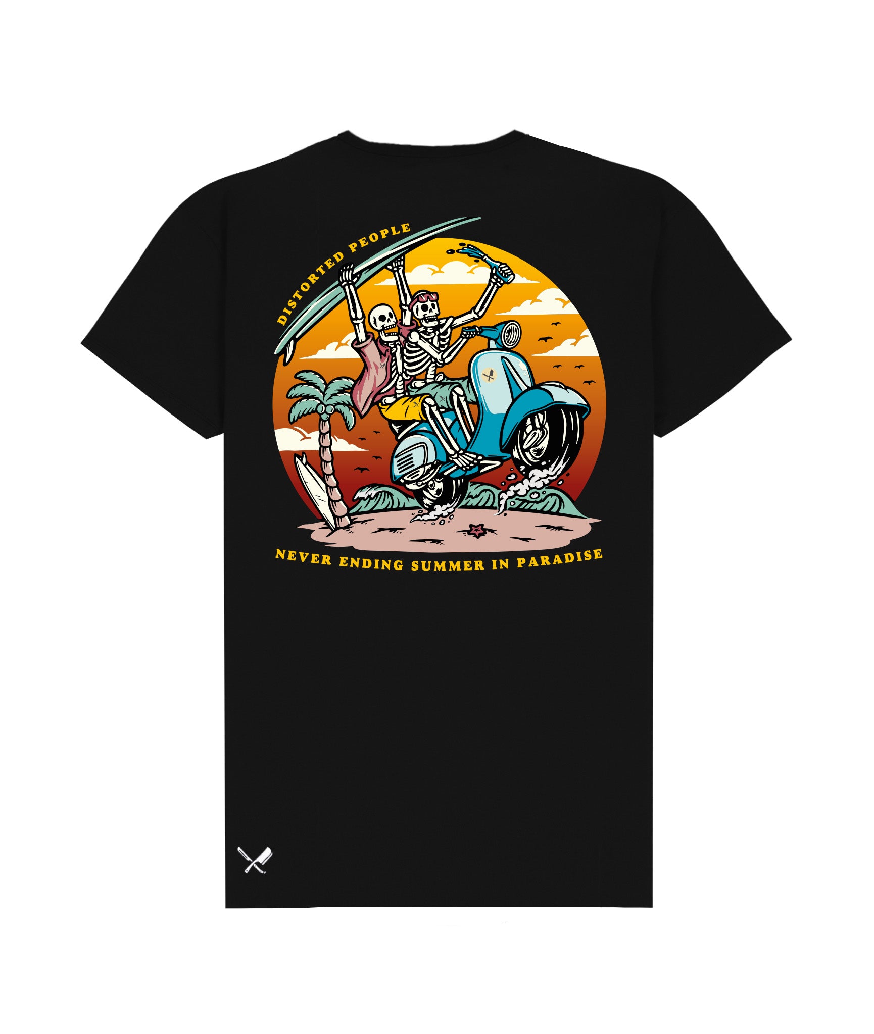 Skeleton Crew Neck Distorted People