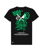 Graffiti Tagged Blades Crew Neck