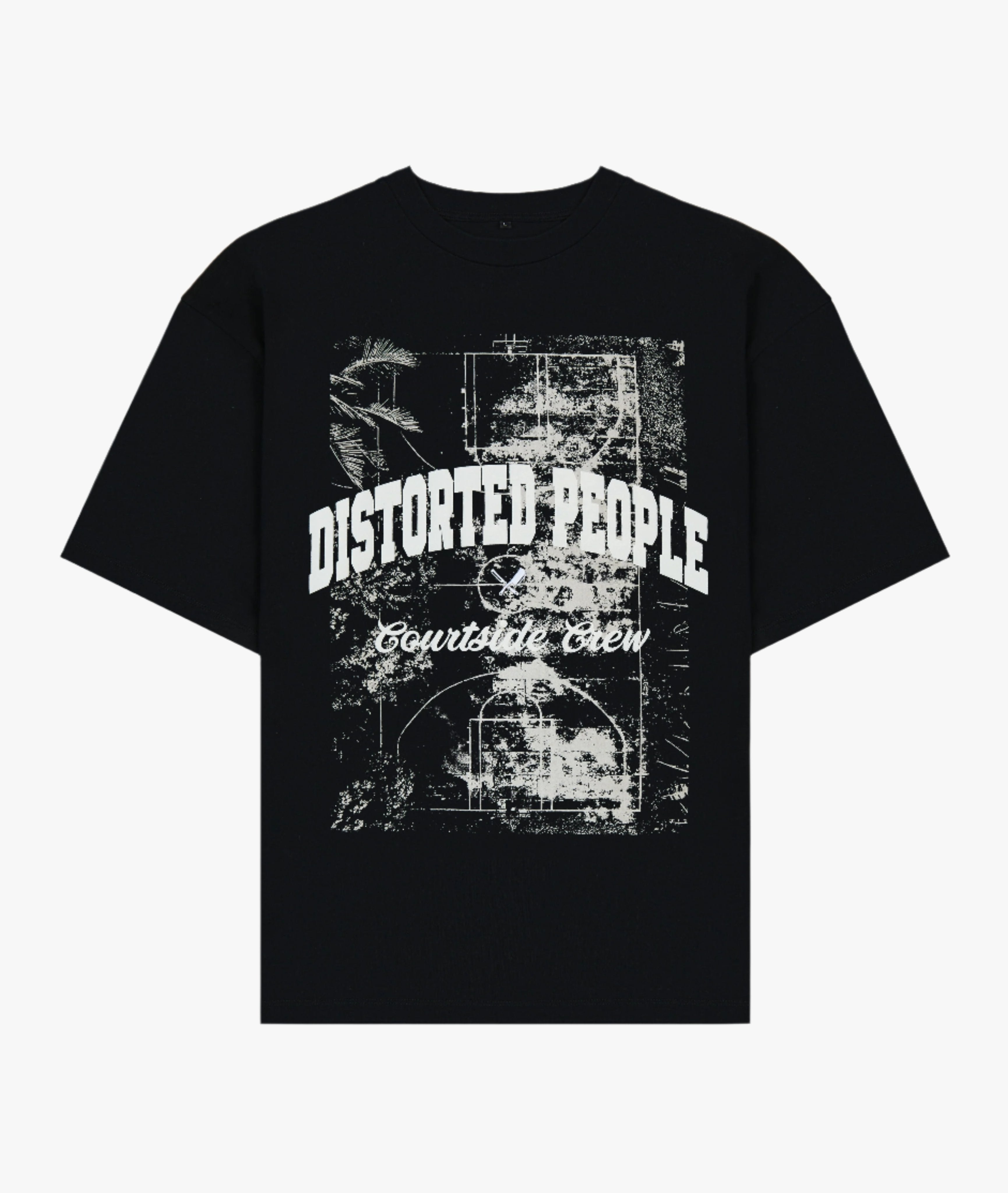 Basketball Court - Distorted People