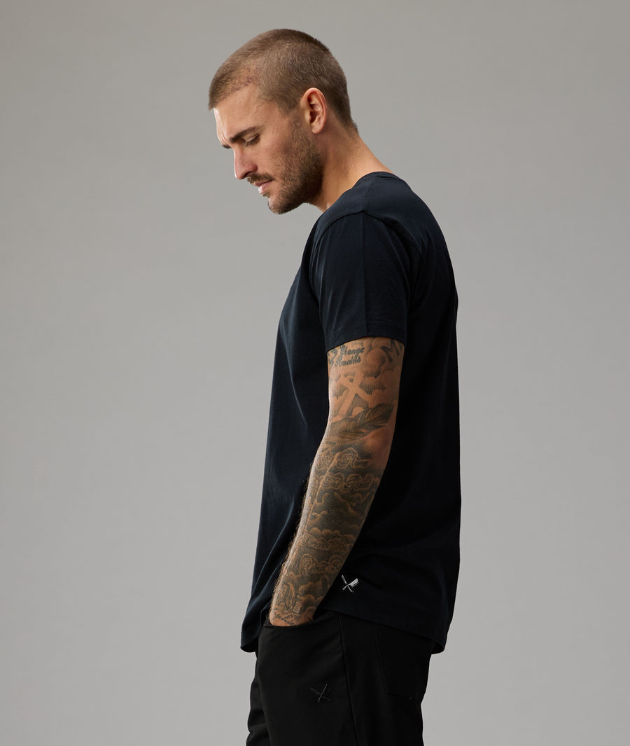 Double Jersey Crew Neck