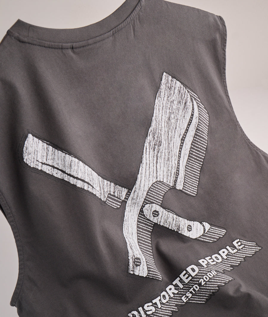 3D Sketch Blades Crew Neck