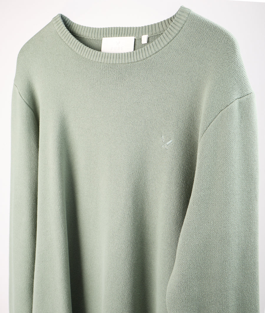 Pure Heavy Knit Crew Neck