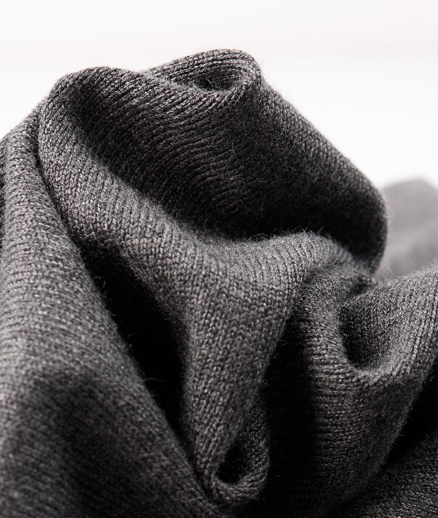 Pure Viscose Knit Rollneck