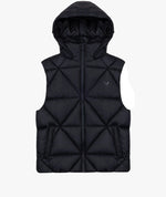 Diamond Quilt Hooded Puffer