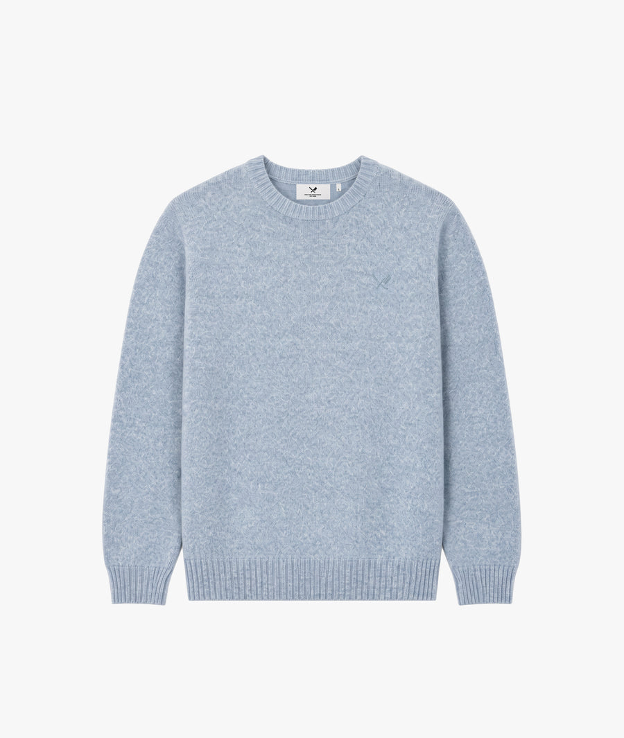 Hairy Knit Crew Neck