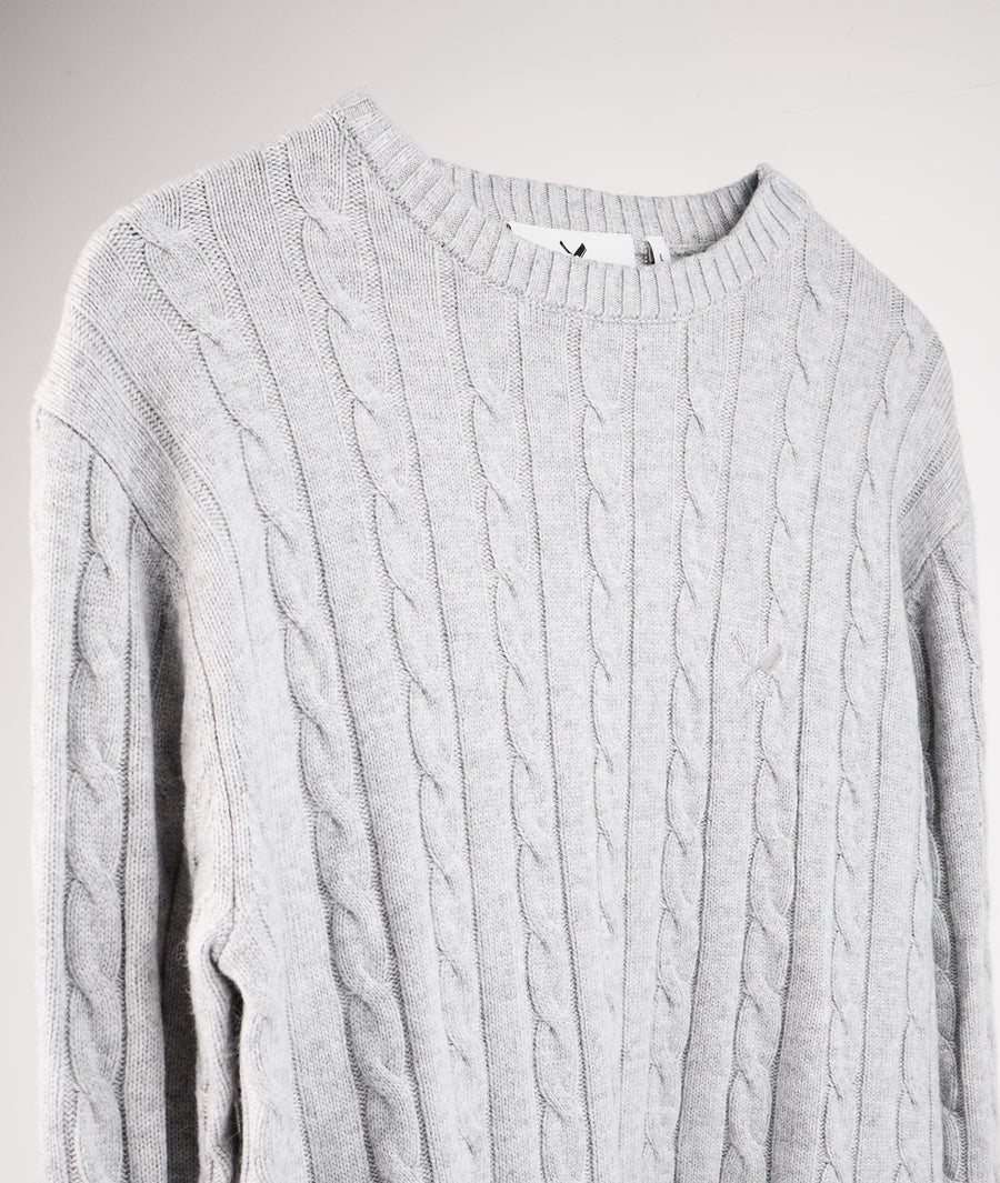 Cable Knit Crew Neck