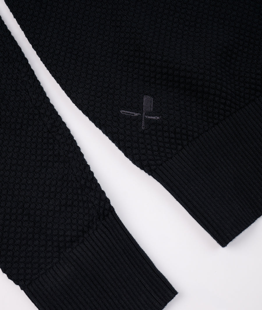 Diamond Knit Crew Neck