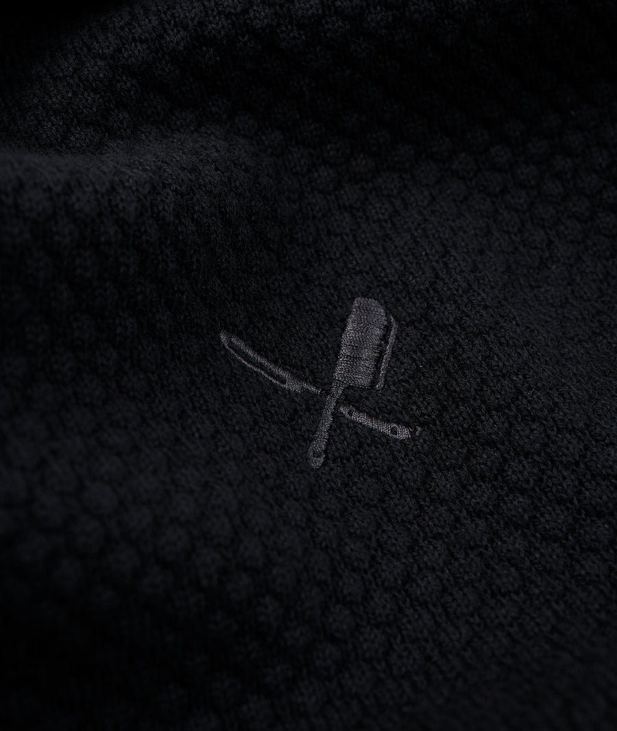 Diamond Knit Crew Neck