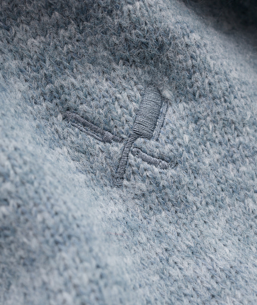 Hairy Knit Crew Neck
