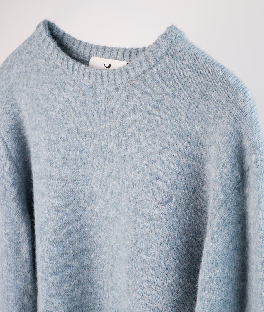 Hairy Knit Crew Neck