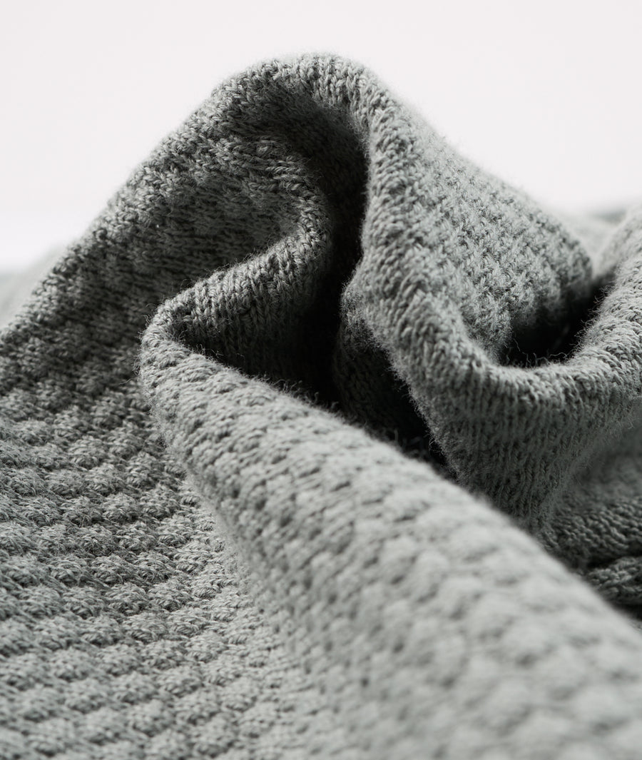Diamond Knit Crew Neck