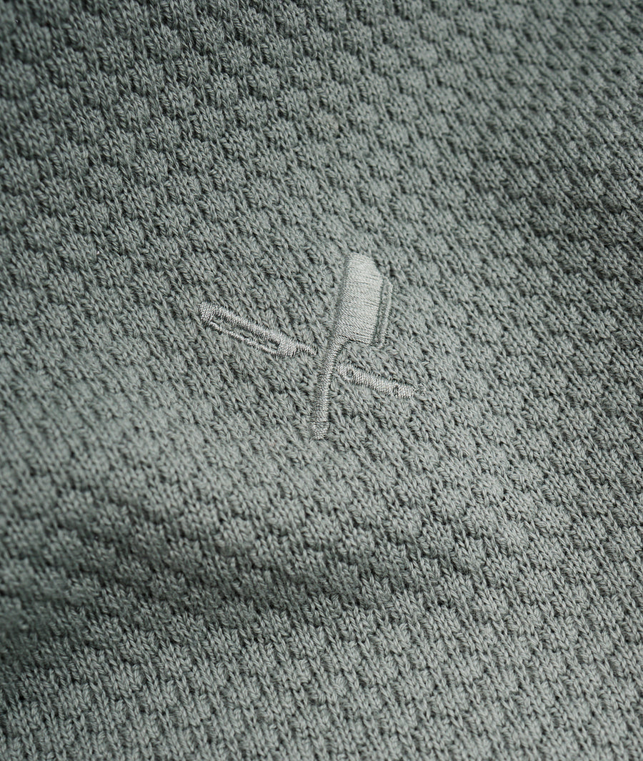 Diamond Knit Crew Neck