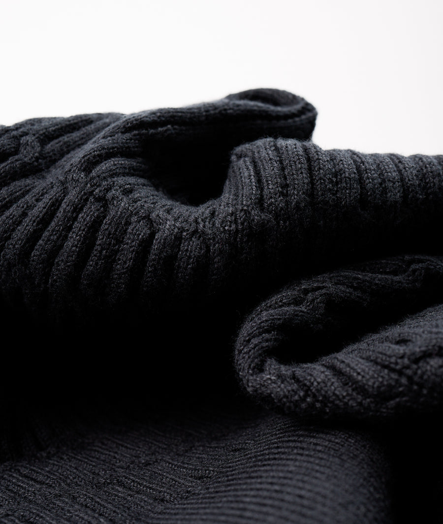 Cable Knit Rollneck