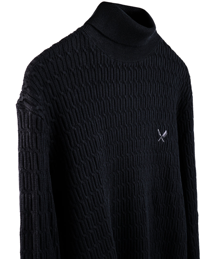 Cable Knit Rollneck