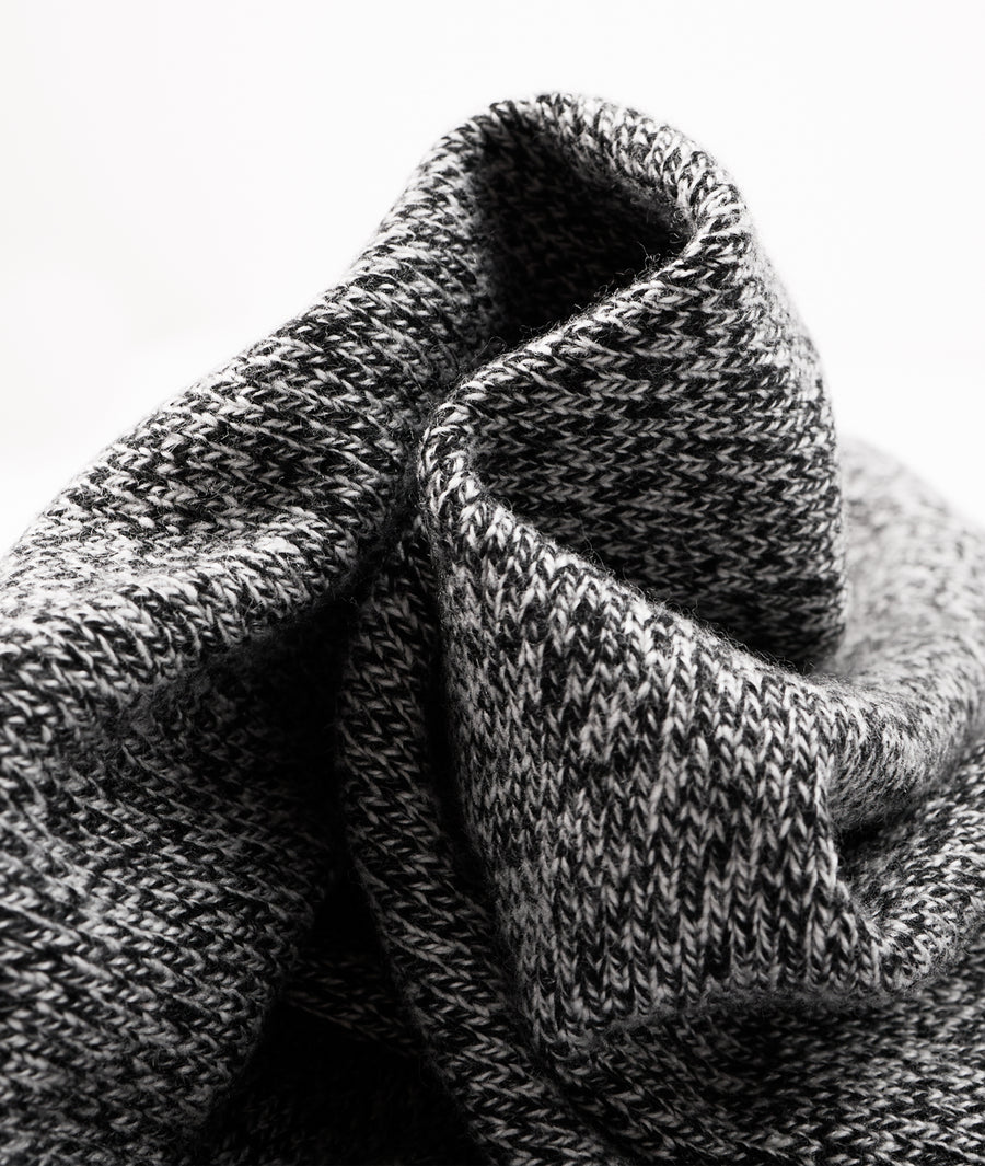 Mouliné Knit Crew Neck