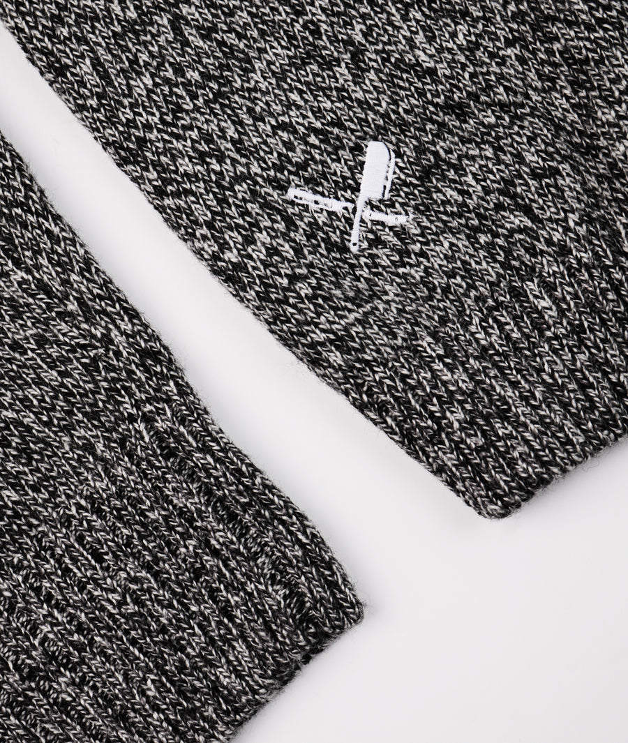 Mouliné Knit Crew Neck